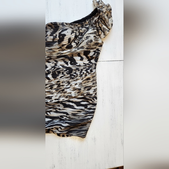 Cocktail leopard print dress - Picture 2 of 5